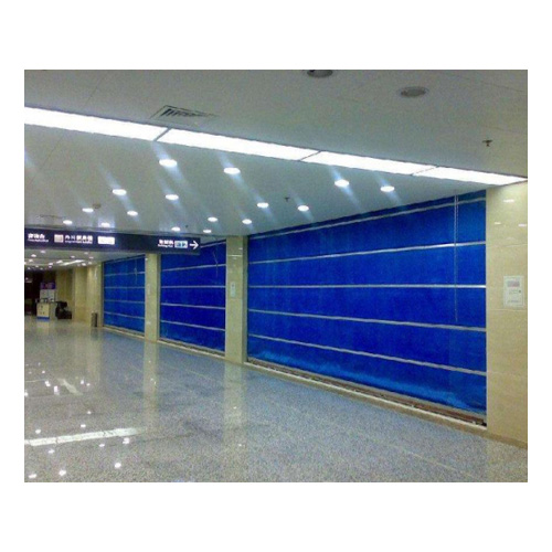 Super-grade inorganic cloth fire shutter